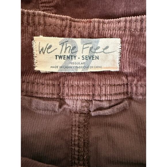 We the Free Micro Mini Straight Skirt in Chocolate Brown Size 27 - Picture 5 of 5